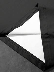 Manfinity Homme 男士休闲链条几何印花圆领短袖T恤，夏季 - 彩色 - 查看 5