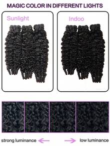 3pcs Burmese Curly Bundles Human Hair Pixie Curls Human Hair Spiral End Natural Colour 100% Human Hair Burmese Curly Human Hair Bundles Weave Bundle Unprocessed Human Hair Extensions 14-26 Inch Top Quality For Women - SNatural - View 5