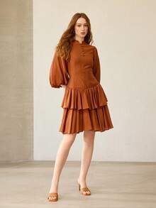 MOTF WOMEN HEELED SANDALS - Brown - View 9