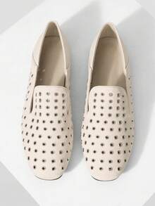 Mnmlis Women's Style Design Style Daily Travel Casual Fashion Comfortable Flat Shoes - Apricot - View 5