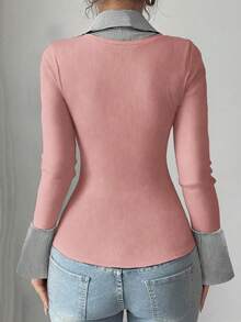 Women Outdoor Shirts - Old Rose - View 3
