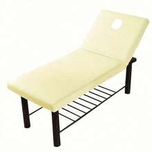 1pc Massage Table Sheet, Massage Bed Cover With Face Hole, Fitted Sheet Massage Table Cover, Perfect For Beauty Salons - Multicolor - View 11