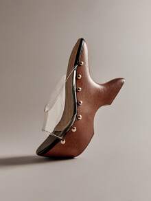 Hauture 女士厚底坡跟日常度假可爱优雅PU凉鞋 - 黑色 - 查看 6