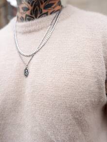 Artur Kramer ANDREILEE 韩版秋冬毛绒圆领毛衣，返校穿搭，宽松针织套头衫，时尚 - 杏色 - 查看 3