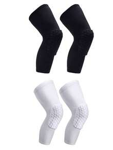 1/2PCS Knee Pads Compression Pads Long Leg Sleeve Collision Avoidance Brace Protection Knee Sleeve For Basketball Football Volleyball Cycling - Multicolor - View 2