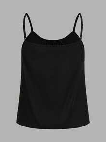 SHEIN EZwear 两件装女士褶皱宽松吊带背心，可调节肩带，波点图案，适合春夏穿着，夏季度假，宽松舒适，适合音乐节、比赛日、体育赛事等场合。 - 彩色 - 查看 6