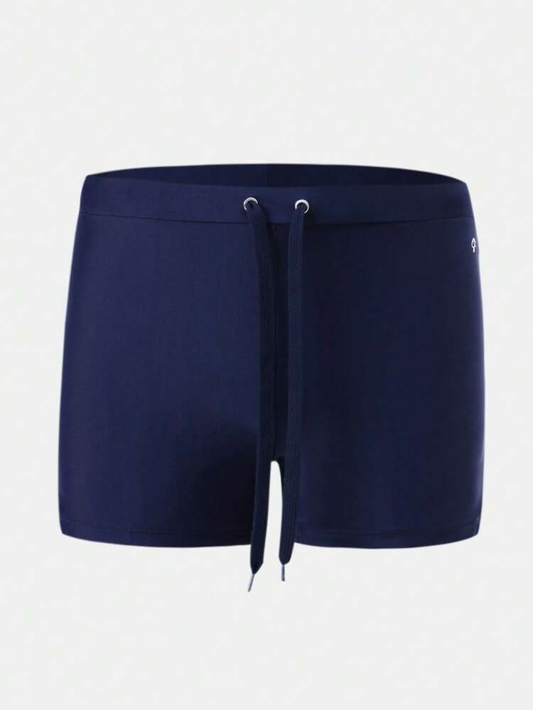 Costume da bagno blu navy con coulisse