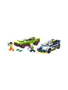 LEGO City Police Car And Muscle Car Chase Kids 6Years+ 60415 - Multicolor - View 2