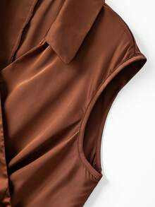 GlowEve CURVE Conjunto de 2 piezas talla grande para mujer, camisa casual + pantalón holgado, atuendo para ir al trabajo/casual - Multicolor - Ver 5