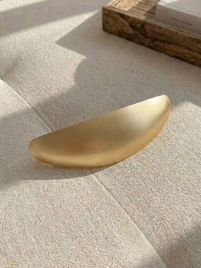 Resyla 1pc Women Oval Decor Fashionable French Clip For Daily Life Casual Hair Clips Hair Accessories For Women Claw Clips Hair Claws Hair Barrettes, School Stuff