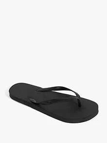 Grefit Women's Casual Everyday Flip Flops - Black - View 2