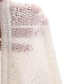 DAZY Women's Solid V-Neck Casual Versatile Lightweight Long Sleeve Cardigan - White - View 3