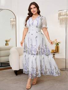 Reflora Đầm cỡ lớn thanh lịch in hoa cổ chữ V thắt eo, đầm dạ hội mùa hè sang trọng cho đám cưới, quần áo mùa hè, trang phục mùa hè, trang phục mùa xuân, trang phục mùa xuân, đầm mùa hè, đầm mùa xuân, đầm lễ hội, đầm thanh lịch, đầm dự tiệc thanh lịch, trang phục dự tiệc, đầm dự đám cưới, đầm dự tiệc cưới, đám cưới & sự kiện, đầm phù dâu, đầm tốt nghiệp, trang phục tốt nghiệp cho mẹ, trang phục đi chơi, đầm dạ hội, đầm sinh nhật, trang phục sinh nhật cho phụ nữ, trang phục ngày lễ cho phụ nữ, trang phục nghỉ mát cho phụ nữ, trang phục ngày lễ, đầm dạ hội, áo Jalabiya sang trọng cho nữ, áo Abaya sang trọng cho nữ, đầm cỡ lớn, đầm thanh lịch cỡ lớn, đầm thanh lịch cho dáng người đầy đặn, đầm in hoa cỡ lớn, đầm dự tiệc trà cỡ lớn, đầm dự tiệc cho phụ nữ, trang phục thanh lịch cho phụ nữ, đầm nữ, trang phục trang trọng. - Nhiều màu - Xem 5