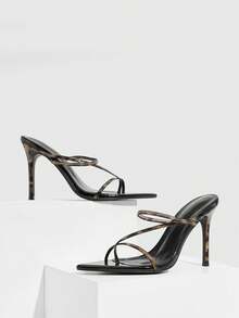 CUCCOO SZL Giày sandal gót nhọn thời trang nữ - Nhiều màu - Xem 2