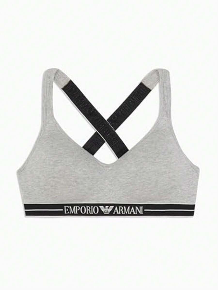 Emporio Armani Women's Underwear Bra - Light Grey - View 1