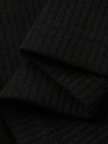 FRIFUL Women's Colorblock Tie-Front Bowknot Fitted T-Shirt, Versatile For Spring And Summer - Black - View 8