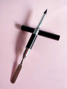 1支美甲硅胶笔，亚克力3D花朵雕刻点钻模具工具，切片勺，凝胶雕塑双头美甲DIY礼物，送给她的情人节礼物 - 彩色 - 查看 4