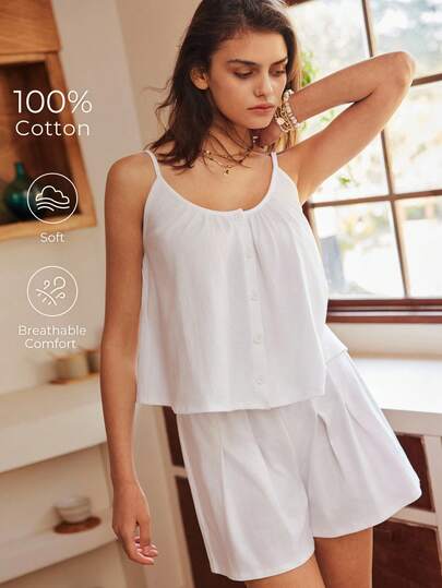 波西米亚风 100% 纯棉女士睡衣套装