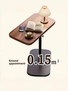 Lift Top Coffee Table On Wheels - Adjustable Mobile Side Table For Couch, Bedroom, Small Space, Easy Move & Modern - Multicolor - View 6