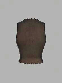 SHEIN MOD 2件装女士背心和吊带衫 - 黑與白 - 查看 6