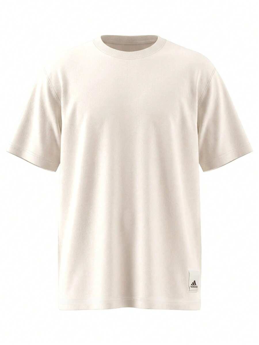 Adidas Men's Lounge T-Shirt Chalk White - White - View 1