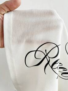 Coolane White Knit Fitted All-Match Camisole For Women - White - View 6