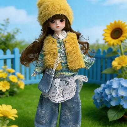 POKOJA LAND 1PC Doll Fashion Wardrobe Set Cute Outfit Collection BJD Changeable Clothes Costume For Girlfriend Birthday Party Gift Toy