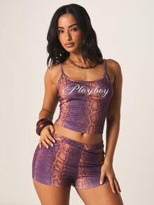 Missguided x Playboy Women Two-Piece Outfits - Multicolor - View 1