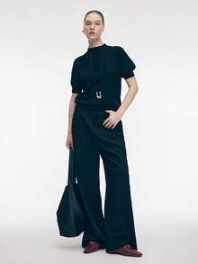 Mnmlis 女士搭扣设计休闲时尚平底鞋 - 紫紅色 - 查看 9