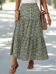 EMERY ROSE 女士休闲印花A字裙 夏季外出度假 女士休闲夏季假日 - 彩色 - 查看 9