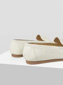 Mnmlis Zapatos planos de suela blanda y puntera redonda con tacón bajo, modelo 2025 para mujer - Beis - Ver 5