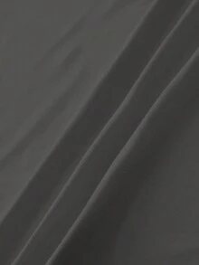 Glimmora 字母猫咪印花圆领休闲百搭短袖T恤 - 深灰色 - 查看 3