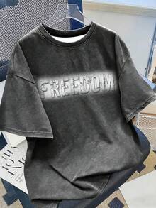 Manfinity Roghcode Duck Pattern Print Design On Abdominal Muscles, Men's Fashionable Summer Casual Sportswear, Men's Top - Multicolor - View 1