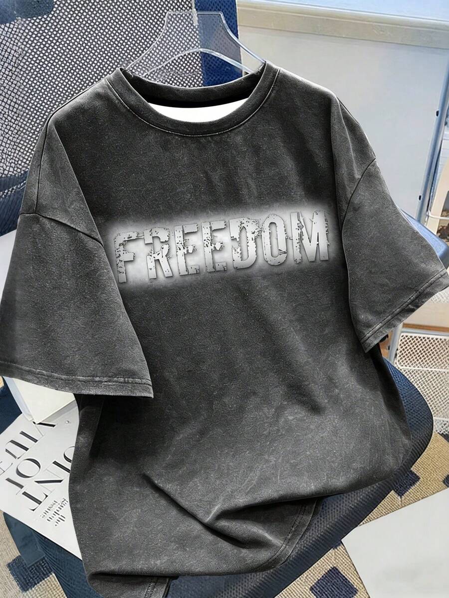 Manfinity Roghcode Duck Pattern Print Design On Abdominal Muscles, Men's Fashionable Summer Casual Sportswear, Men's Top - Multicolor - View 1