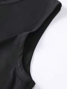 GymBeat Men's Letter Print Cap Sleeve Sports T-Shirt - Multicolor - View 5