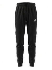 Adidas Essentials Men's 3-Stripes Pants Black - Black - View 1
