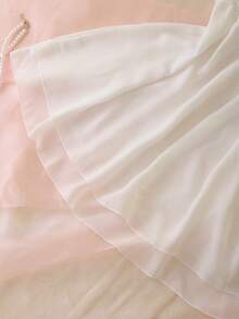 Sexy Lace Chiffon Slip Dress For Women - White - View 7