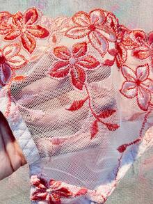 Set de 2 piezas de ropa interior femenina con sujetador con aros color rosa romántico - Rosa vieja - Ver 7