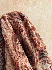 Soleia 春夏新款休闲度假西部海滩婚礼宾客着装毕业早午餐圣帕特里克节春假复活节音乐节优雅波西米亚热带露背撞色印花吊带迷你连衣裙 - 彩色 - 查看 6