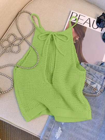 GlowEve New Arrival European And American Fashion Mixed Color Knitted Sweater Top