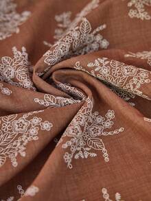 Wildy 休闲美式西部乡村蕾丝拼接女式无袖迷你连衣裙，适合日常穿着、通勤、春夏穿着 - 卡其色 - 查看 10