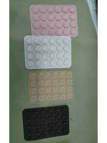 1pc Silicone Suction Cup Phone Case Stand, Octobuddy Sticky Phone Holder, Suitable For Smartphones - Multicolor - View 8