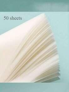 50 cái/100 cái/200 cái Sổ tay ghi nhớ trong suốt chống thấm nước, văn phòng phẩm trường học, đồ dùng văn phòng. - Một cỡ - Xem 10