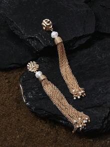 Opalesca Pärlörhängen (slumpmässig pärlform) - Blanda färger - Visa 3