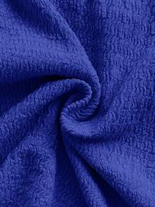 Soleia WYWH 女士度假针织条纹扭结前开襟深V连体裤，适合派对、约会、情人节、复活节、狂欢节、下午茶、海滩、邮轮、城市度假、秋冬季叠穿 - 寶藍色 - 查看 6