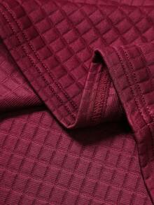 EGENSIO Áo polo nam tay ngắn, kiểu dáng thường ngày, đa năng. - Màu Đỏ Sâu - Xem 7