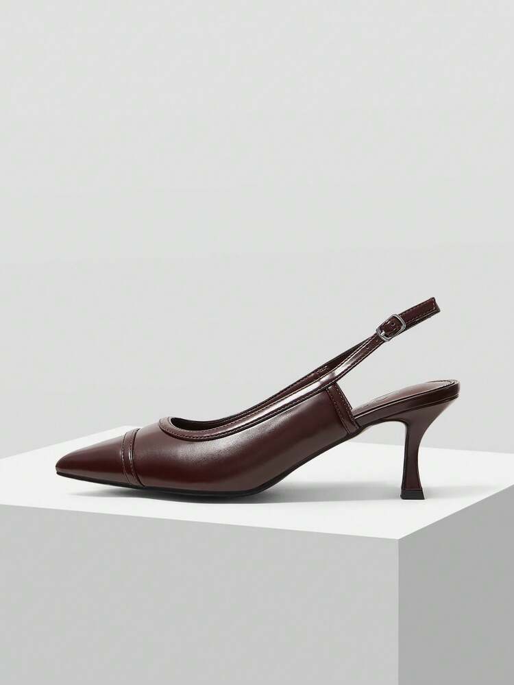 WOMEN SLINGBACKS POINT TOE PUMPS VALENTINE'S DAY