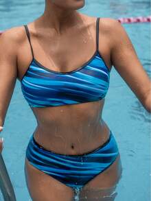 Swim Nautrix 2026 New Spring/Summer Women 2pcs Swimwear Set, Random Floral Print, Beach Casual Holiday Elegant Swimwear - Multicolor - View 5