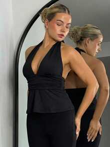 Bethéva 万圣节女式露背吊带黑色娃娃背心 - 彩色 - 查看 4