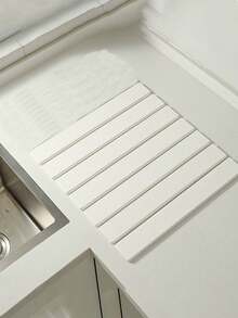 Tấm lót thoát nước tự làm sạch gấp gọn 1 mảnh cho mặt bàn bếp, làm từ đất tảo cát, nhanh khô, thấm hút, chống trượt và cách nhiệt, hình vuông, dùng làm đế lót ly và tấm chắn nước bắn cho mặt bàn phòng tắm. - Nhiều màu - Xem 13